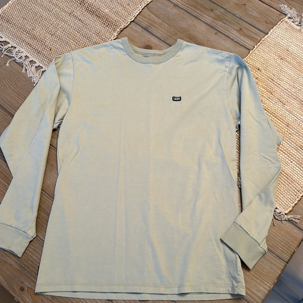 Vans Long Sleeve T-shirt - Light Green Medium